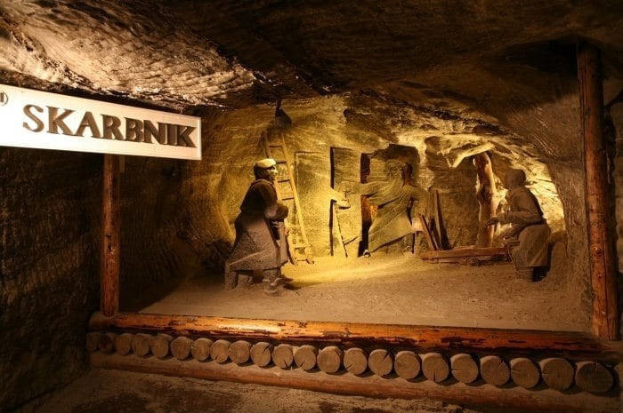 Rzeźba Skarbnika w&nbsp;Kopalni Soli „Wieliczka”